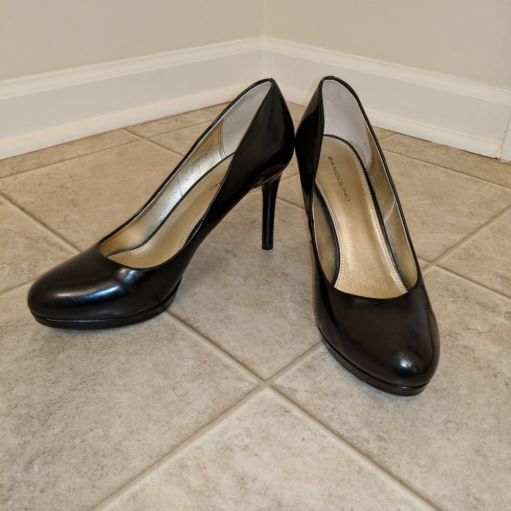 Black Platform Pump - image 4